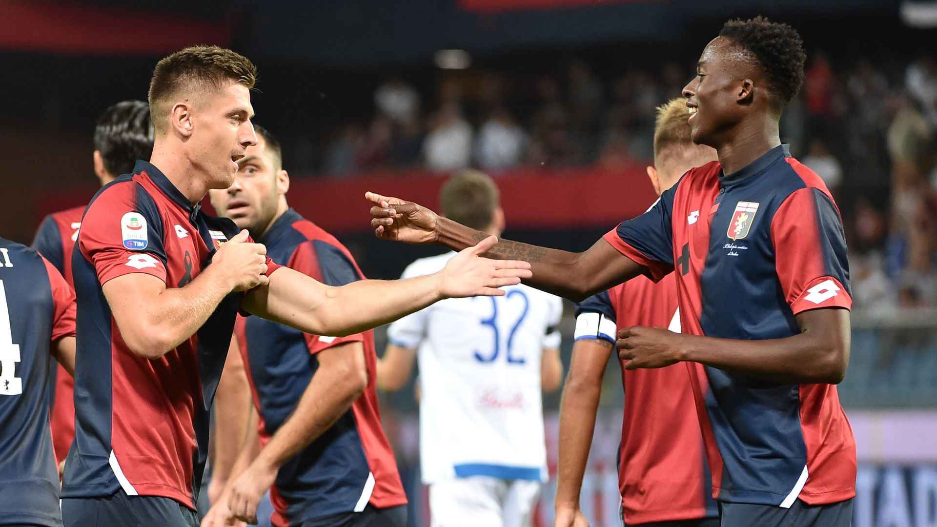 Krzysztof Piątek Christian Kouamè Genoa Empoli