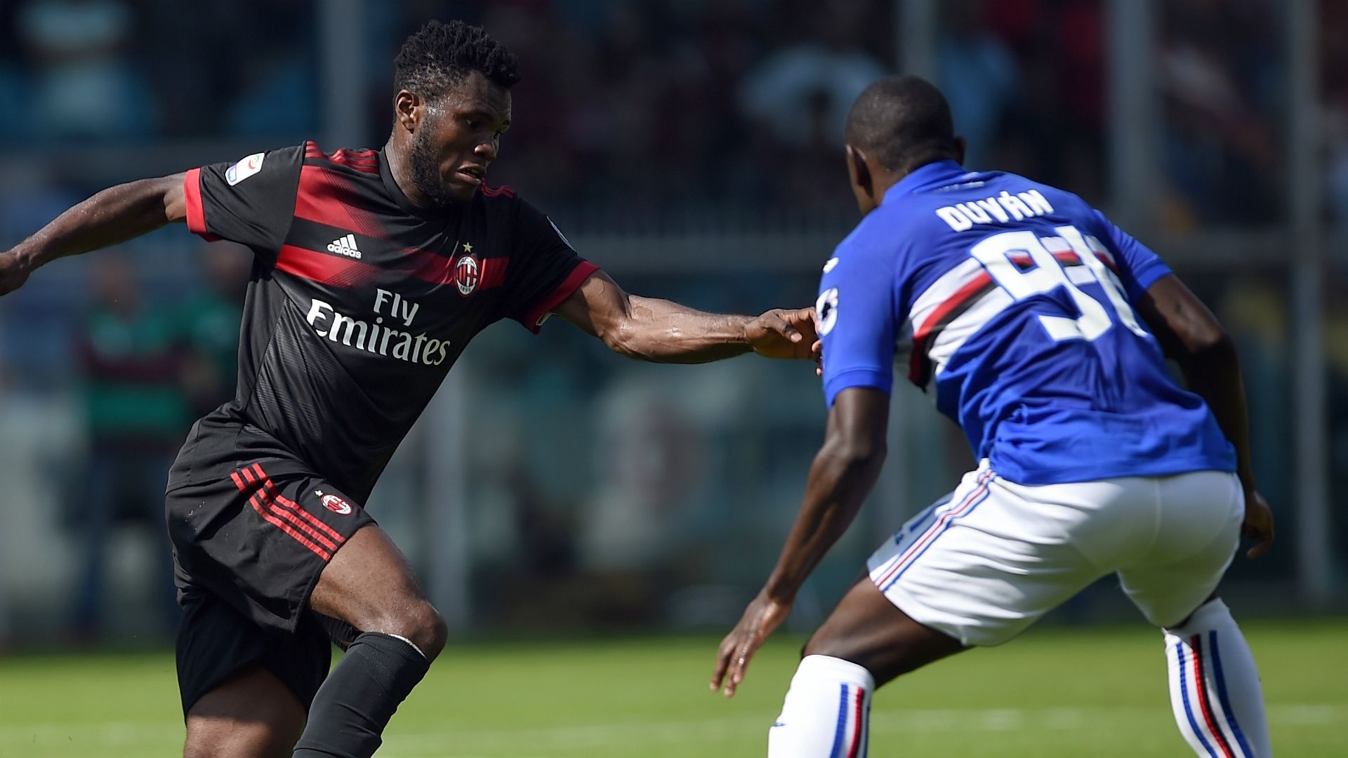 Franck Kessiè Duvan Zapata Sampdoria Milan Serie A