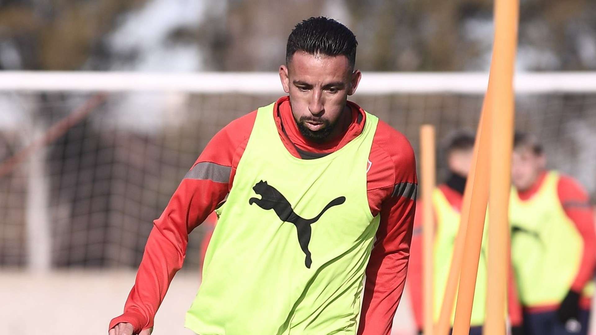 Mauricio Isla Independiente Entrenamiento 12082023