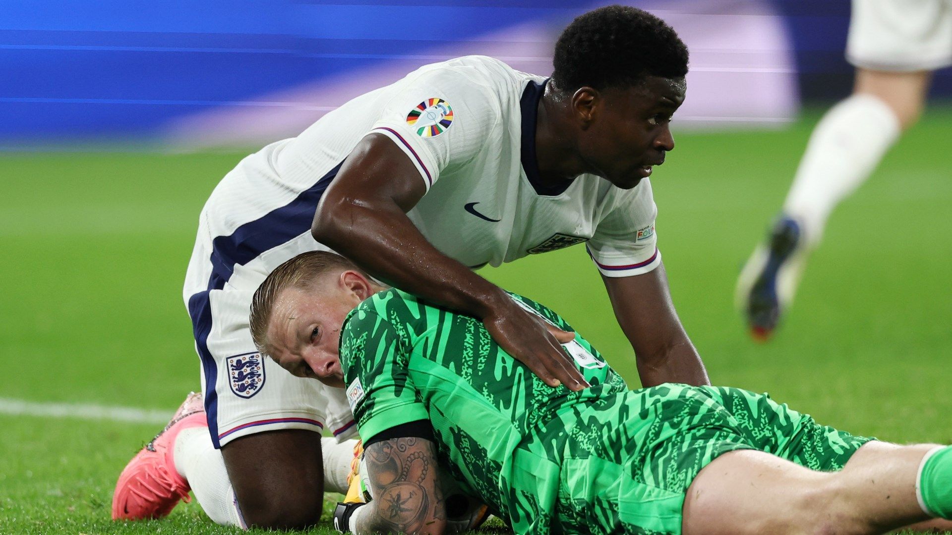 Marc Guehi Jordan Pickford England 2024