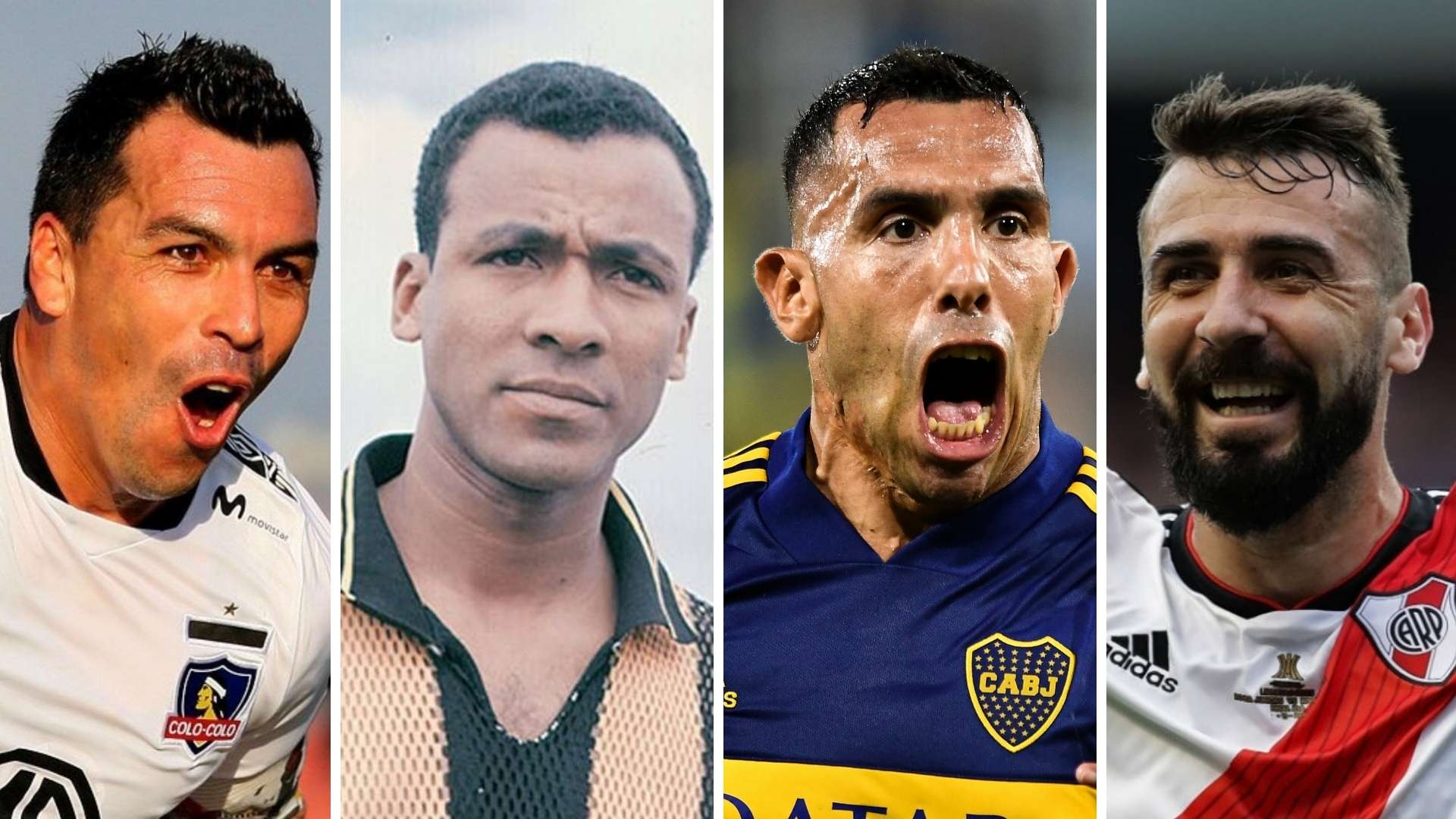Esteban Paredes Alberto Spencer Carlos Tevez Lucas Pratto Goleadores Copa Libertadores