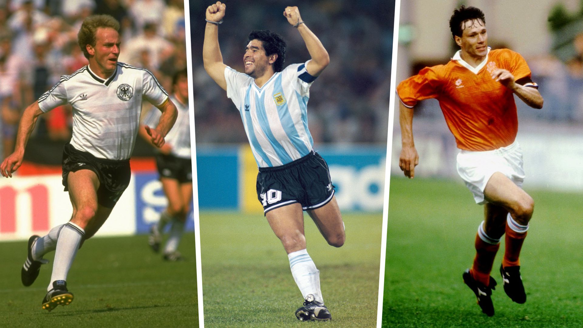 Rummenigge Maradona Van Basten MIX