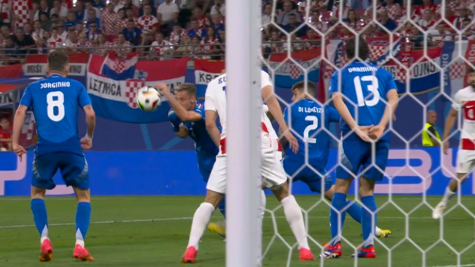 Kramaric Frattesi penalty Croatia Italy Euro 2024
