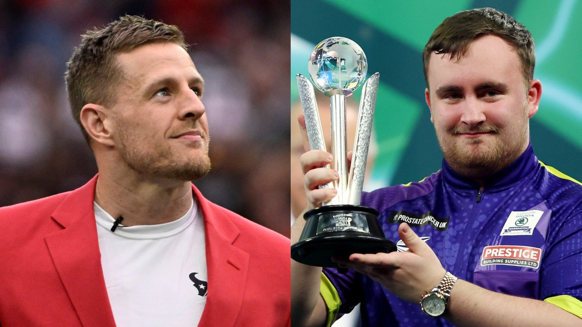 JJ Watt Luke Littler split