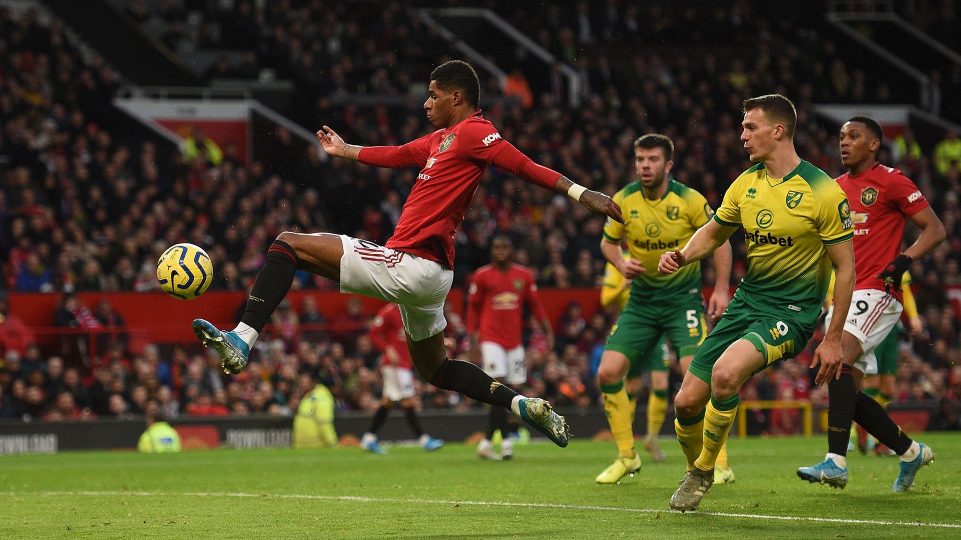 Marcus Rashford Man Utd Norwich