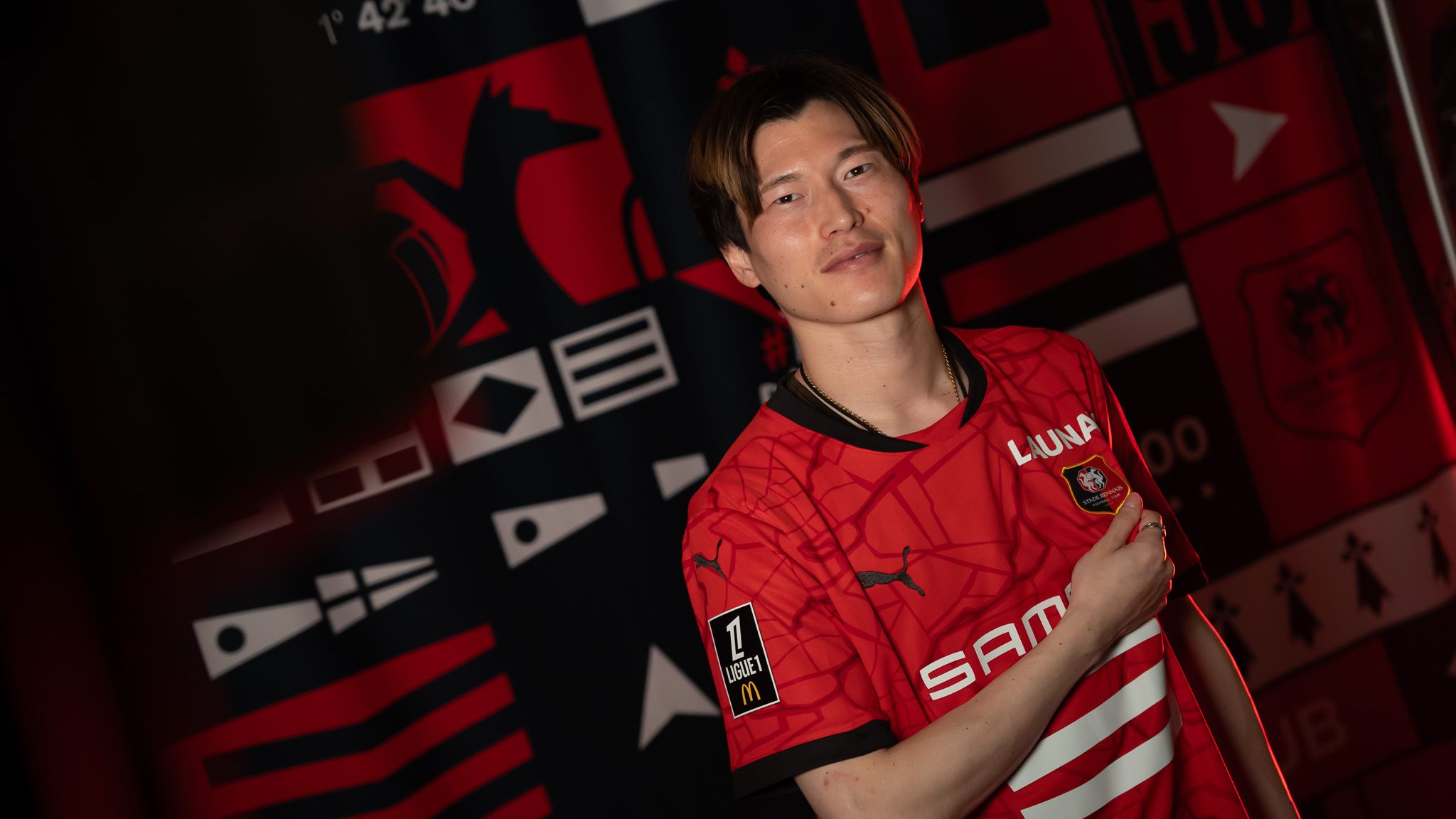 古橋亨梧が移籍！古豪スタッド・レンヌ、最新のユニフォームは