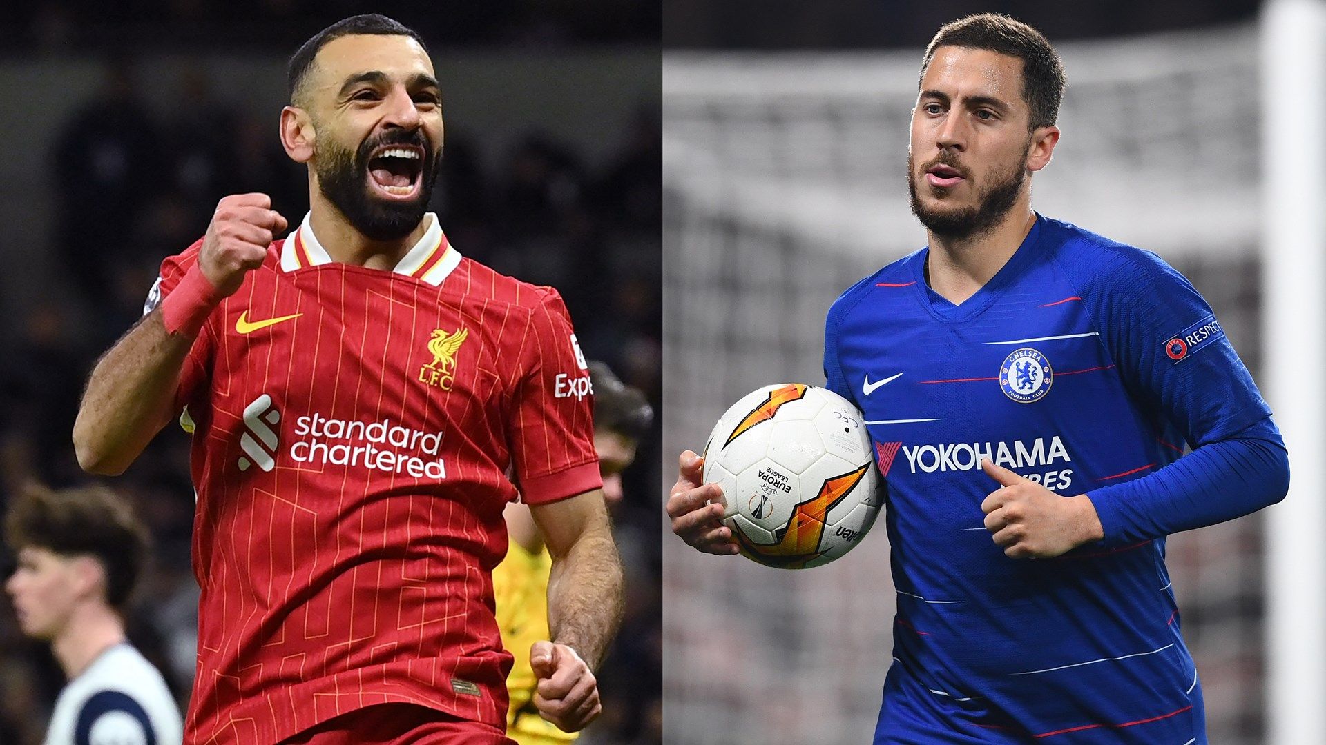 Mohamed Salah Eden Hazard Liverpool Chelsea