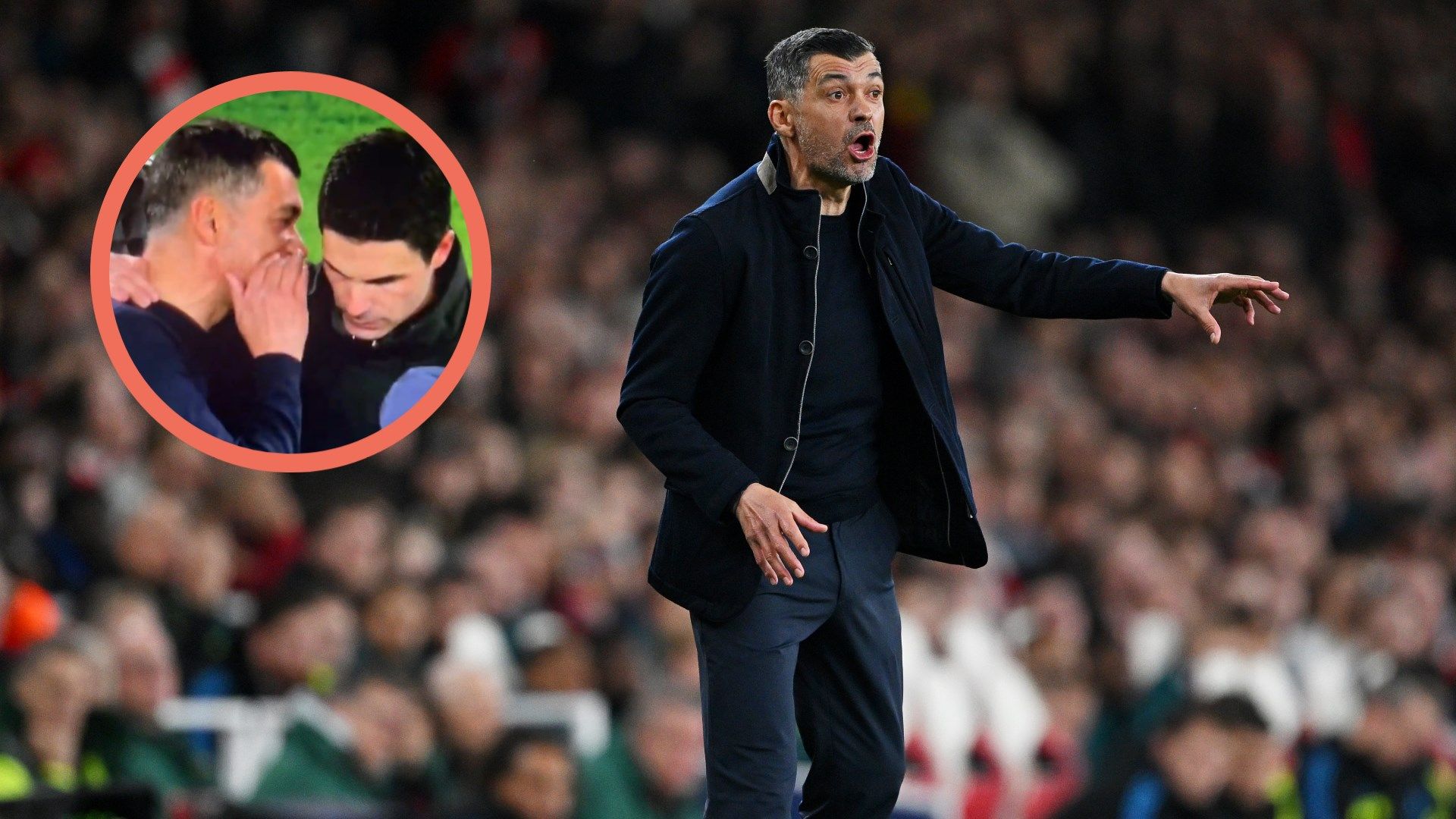 Sergio Conceiçao Arteta Arsenal Porto