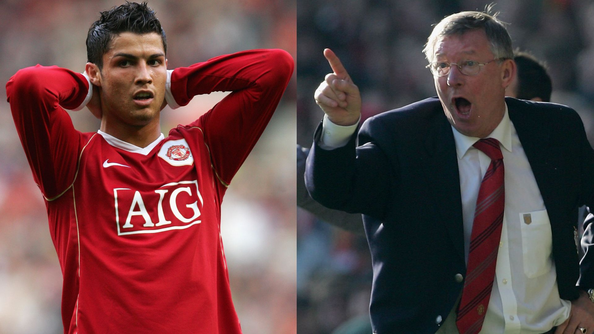 Cristiano Ronaldo Alex Ferguson Manchester United