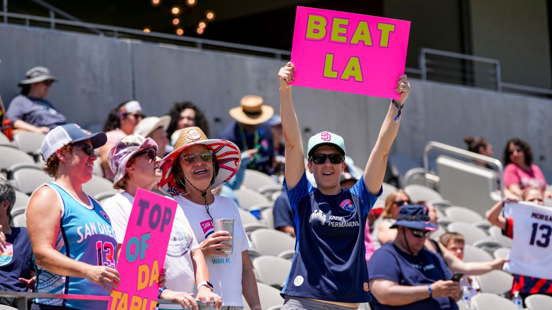 San Diego Wave fans vs Angel City 2023
