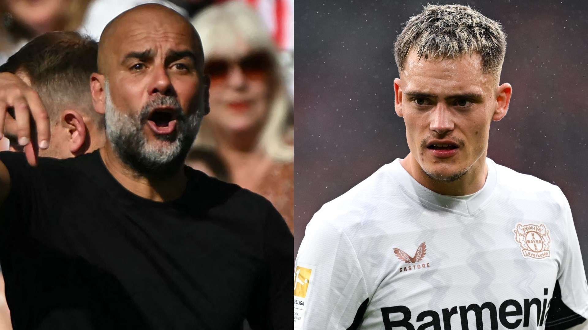 Pep Guardiola Florian Wirtz