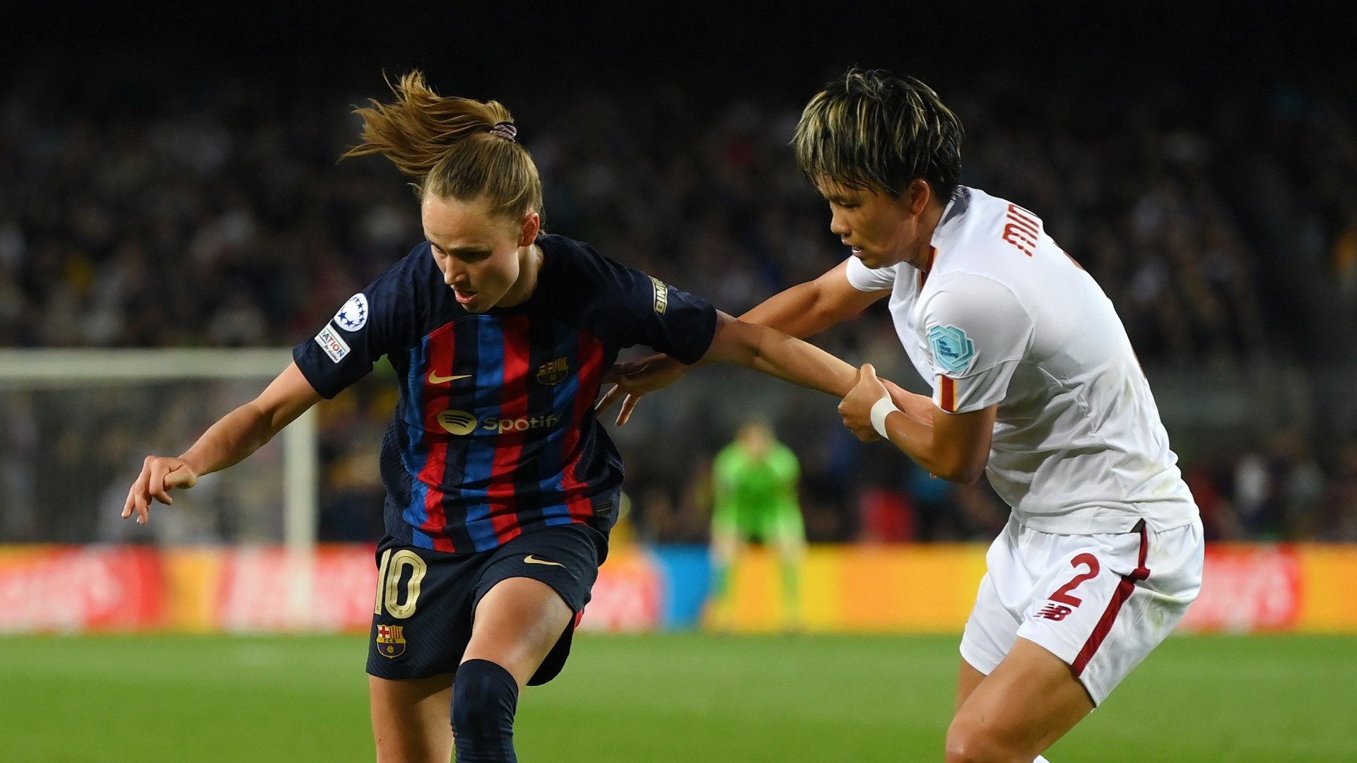 Caroline Graham Hansen Moeka Minami Barcelona Roma Women 2022-23