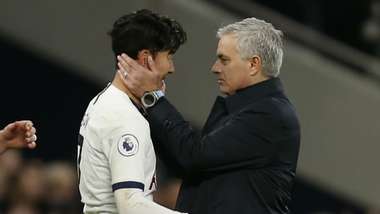 Mourinho Son Tottenham Burnley
