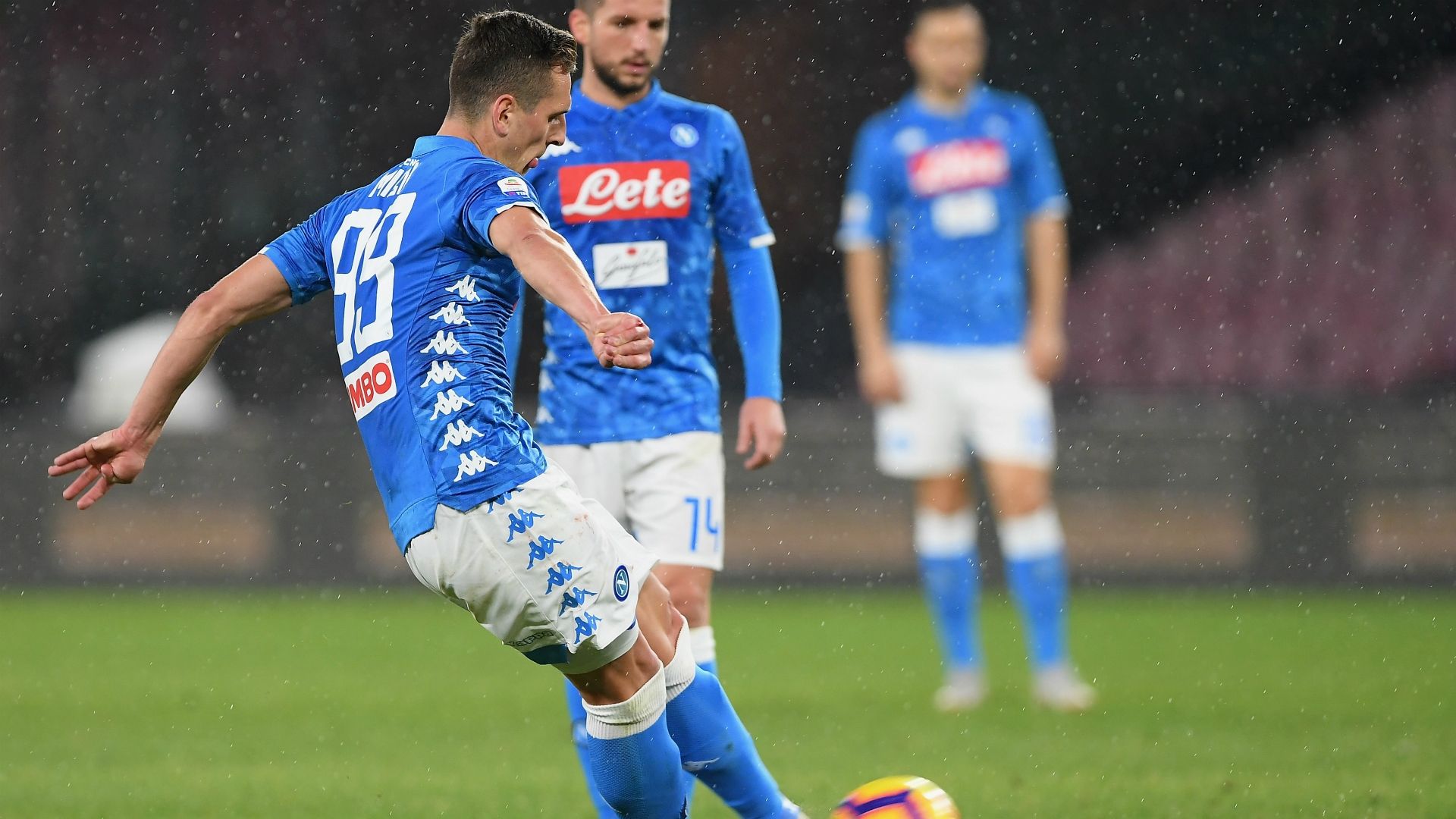 Arkadiusz Milik Napoli Lazio Serie A