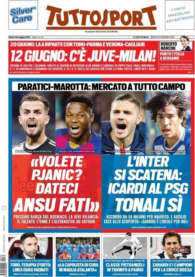 Tuttosport 30 MAy
