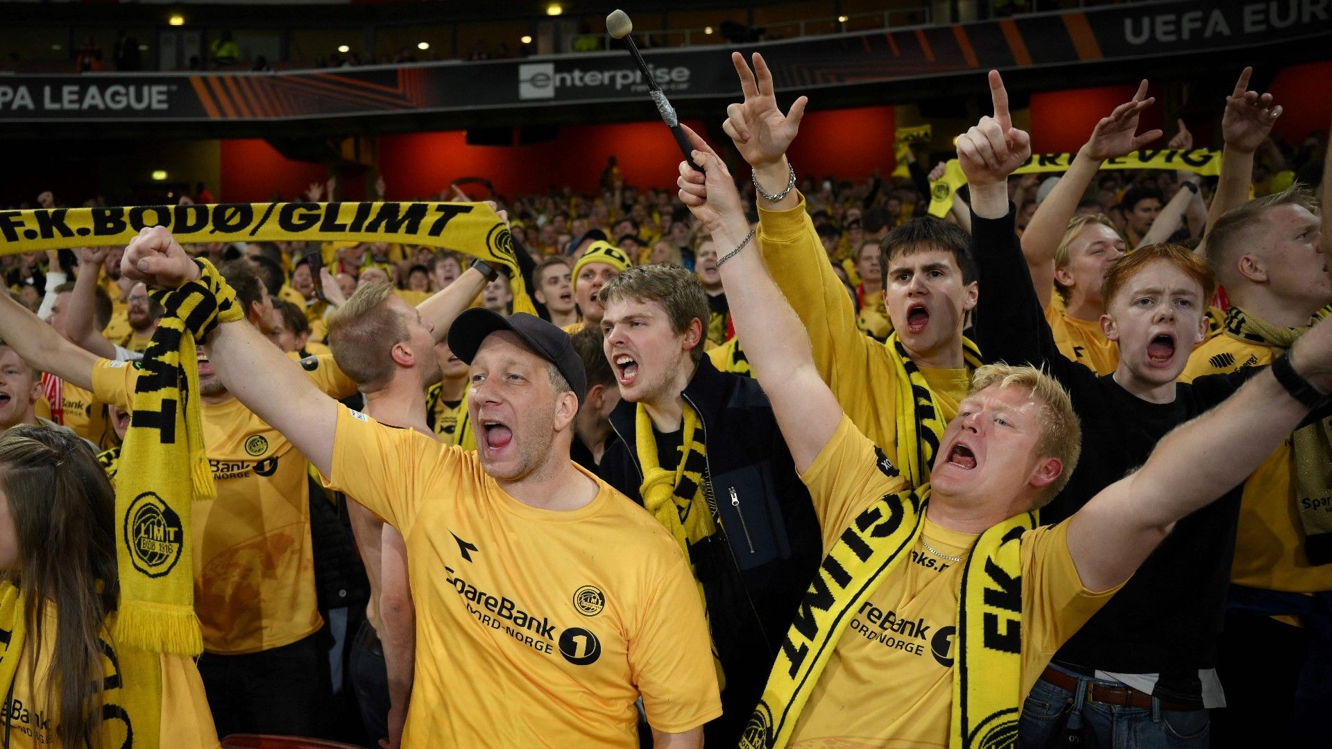 Bodo/Glimt fans Arsenal
