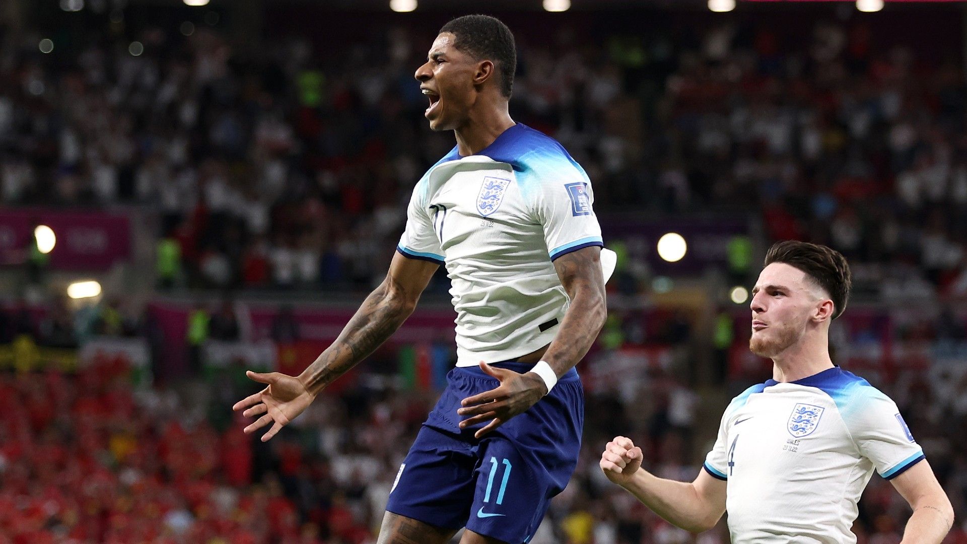 ラッシュフォード2発とフォーデンのW杯初ゴールでイングランドが
