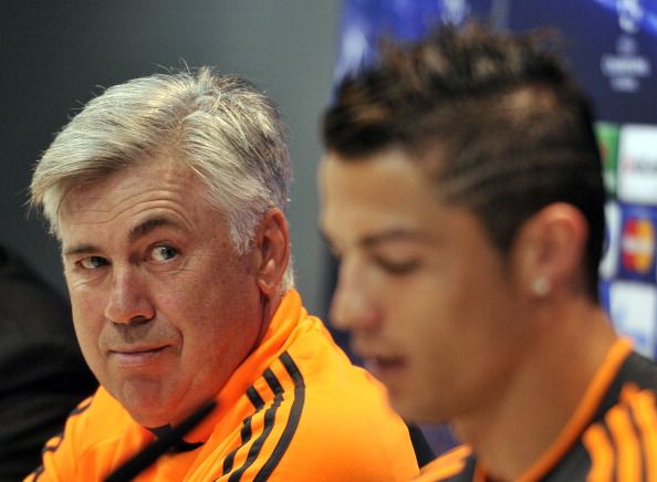 Carlo Ancelotti Cristiano Ronaldo Real Madrid 10222013