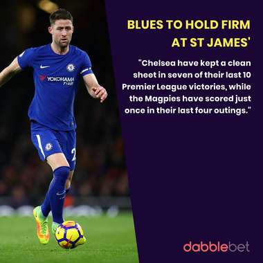 Newcastle Chelsea graphic