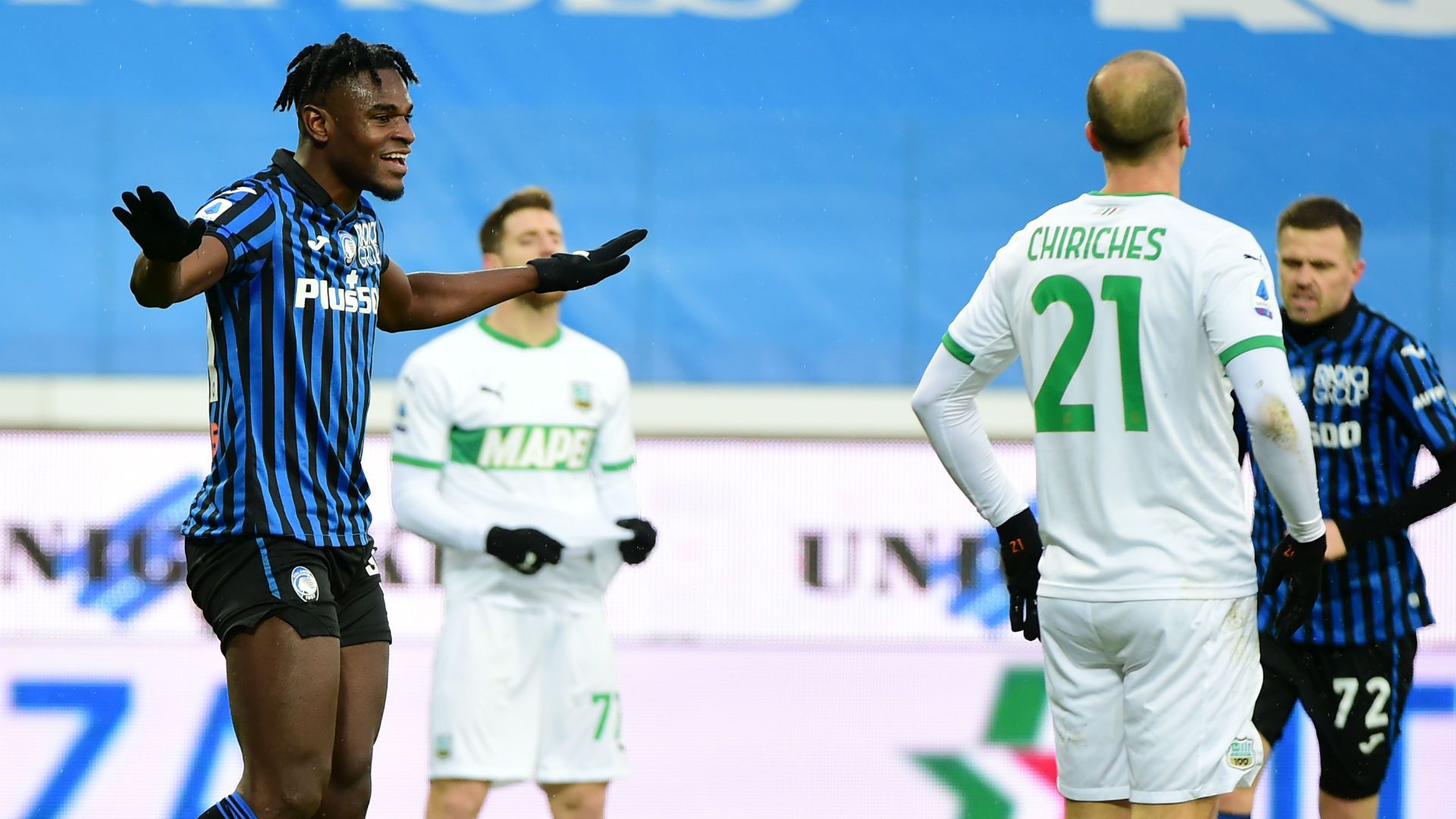 Zapata Atalanta Sassuolo Serie A