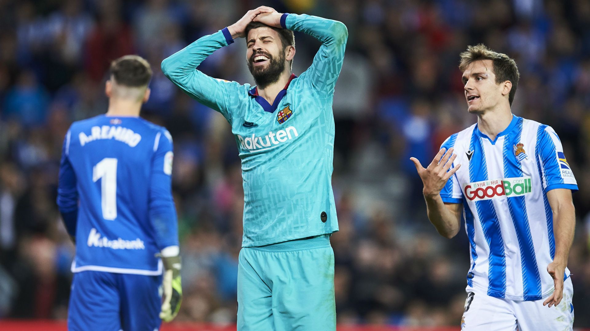 Gerard Pique Real Sociedad Barcelona LaLiga