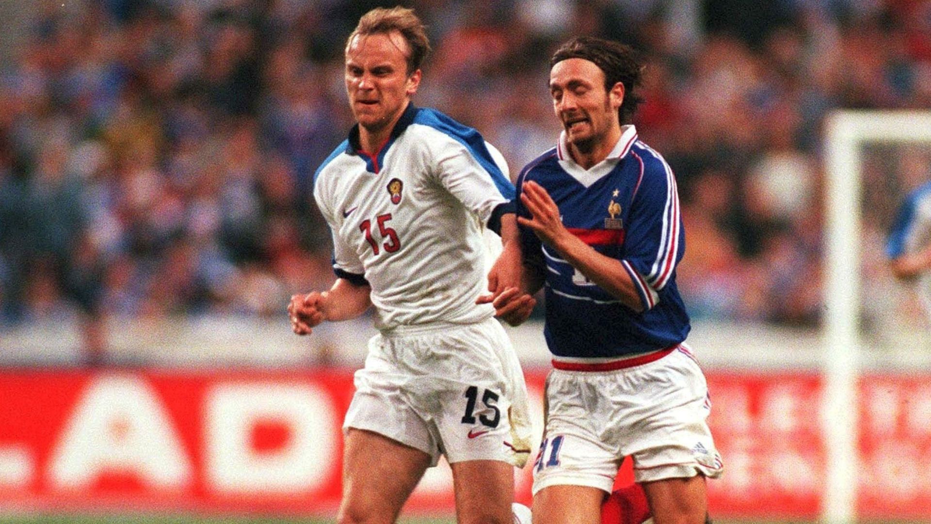 Christophe Dugarry Dmitri Khokhlov France Russia 1999