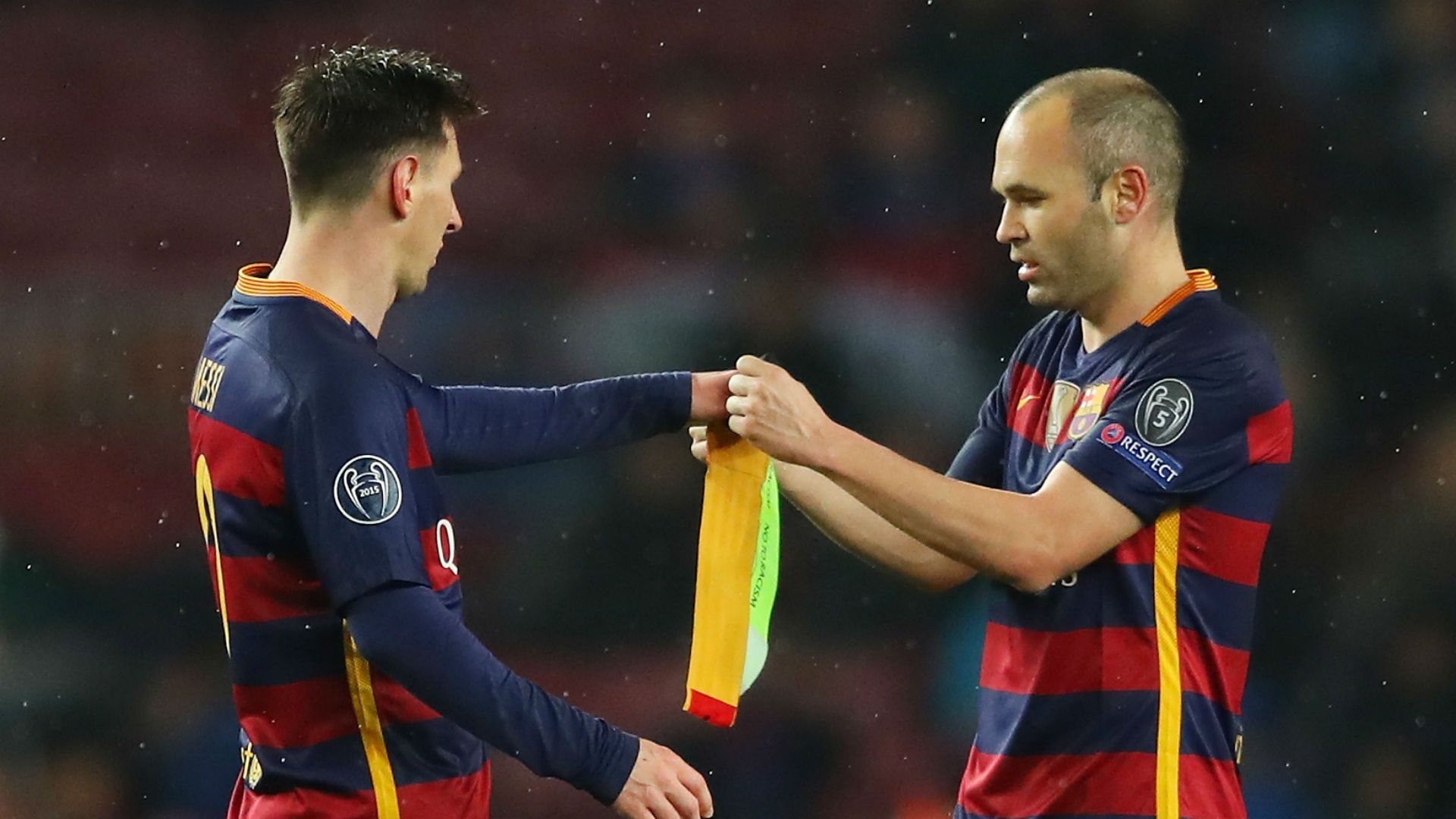 Lionel Messi Andres Iniesta FC Barcelona 16032016