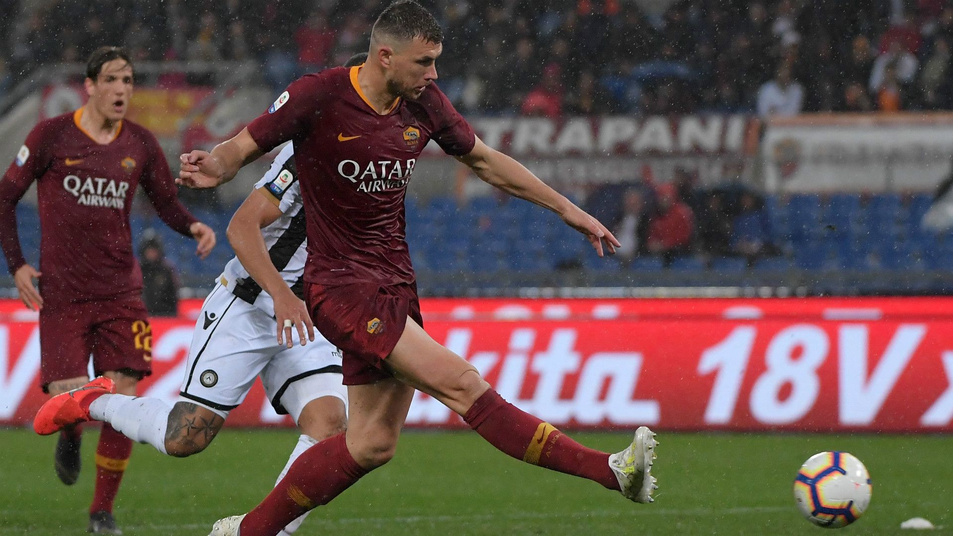Dzeko Roma Udinese