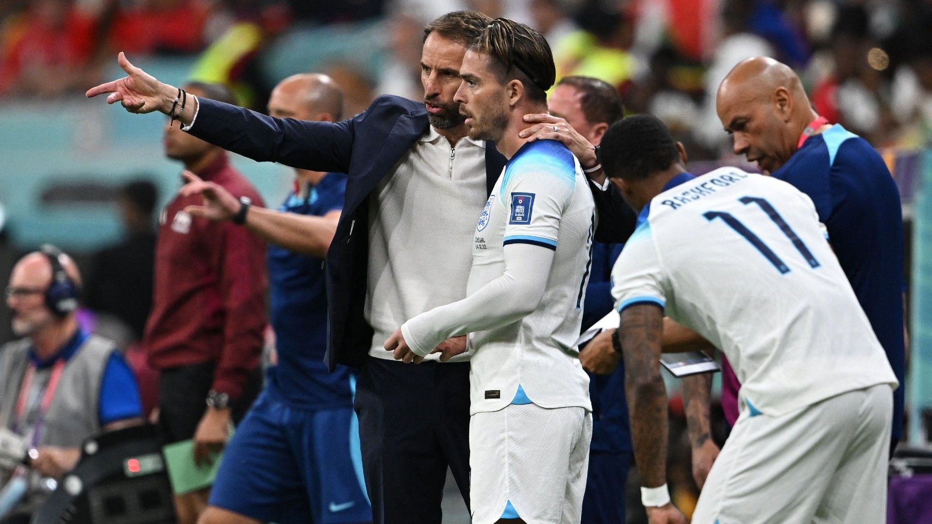 Jack Grealish Gareth Southgate England 2022