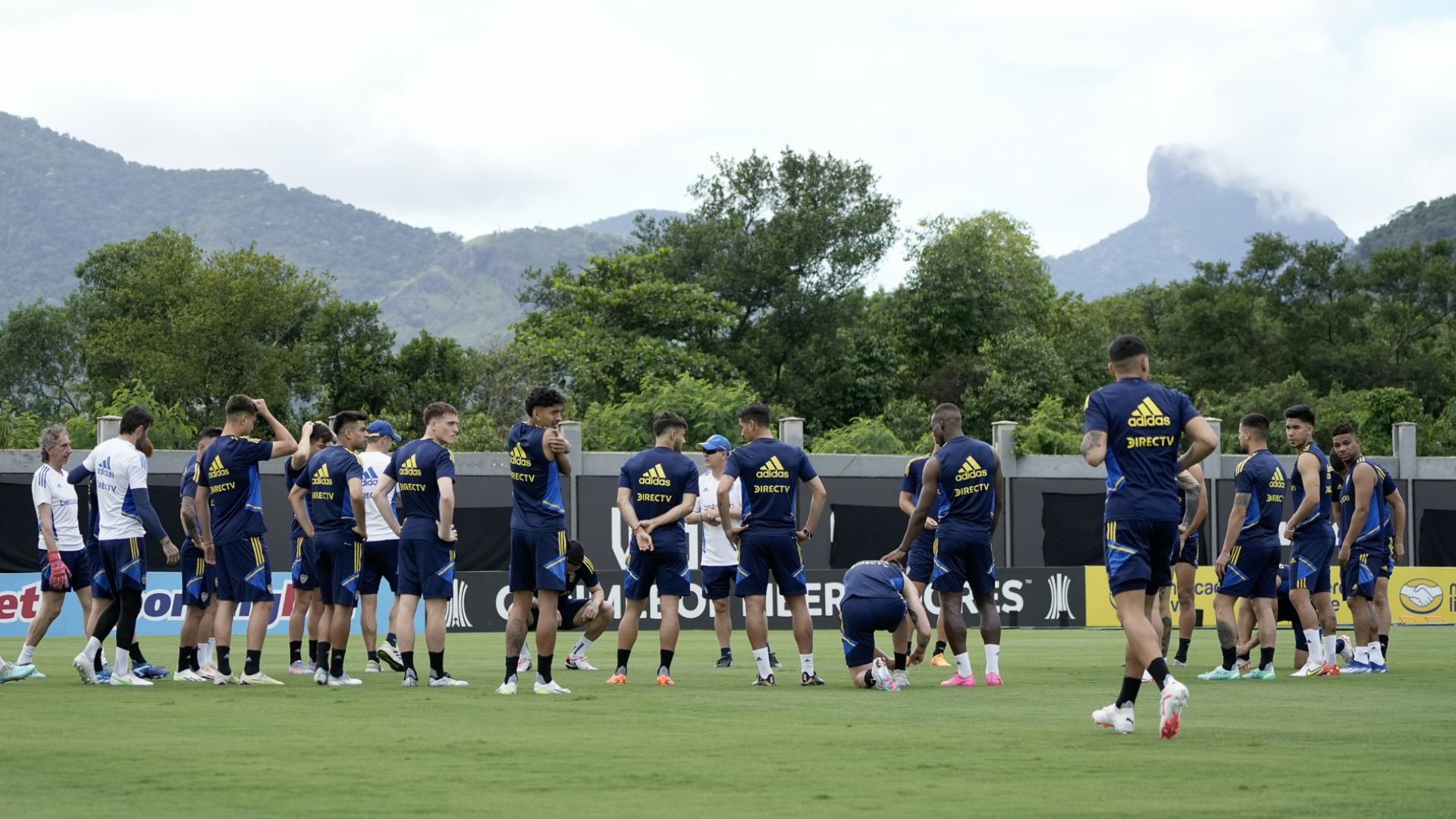 Boca Entrenamiento Rio Janeiro Libertadores 2023