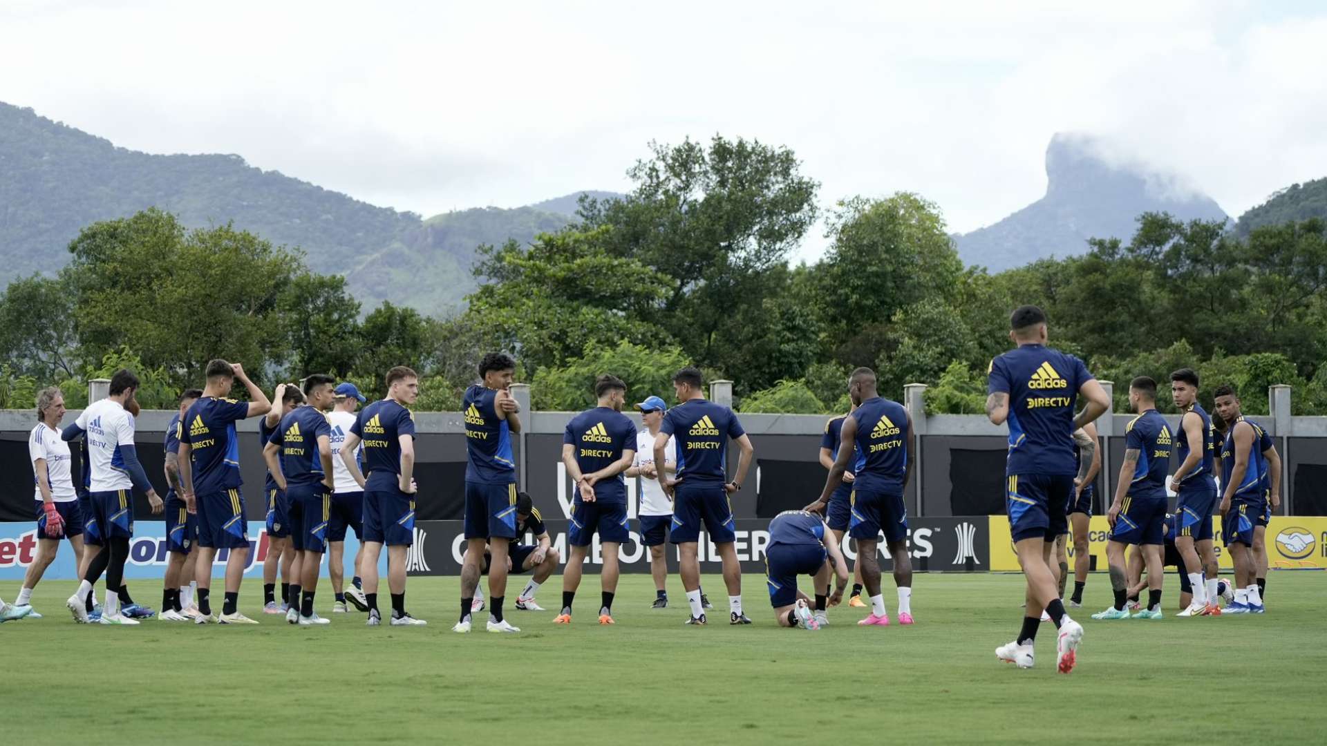 Boca Entrenamiento Rio Janeiro Libertadores 2023