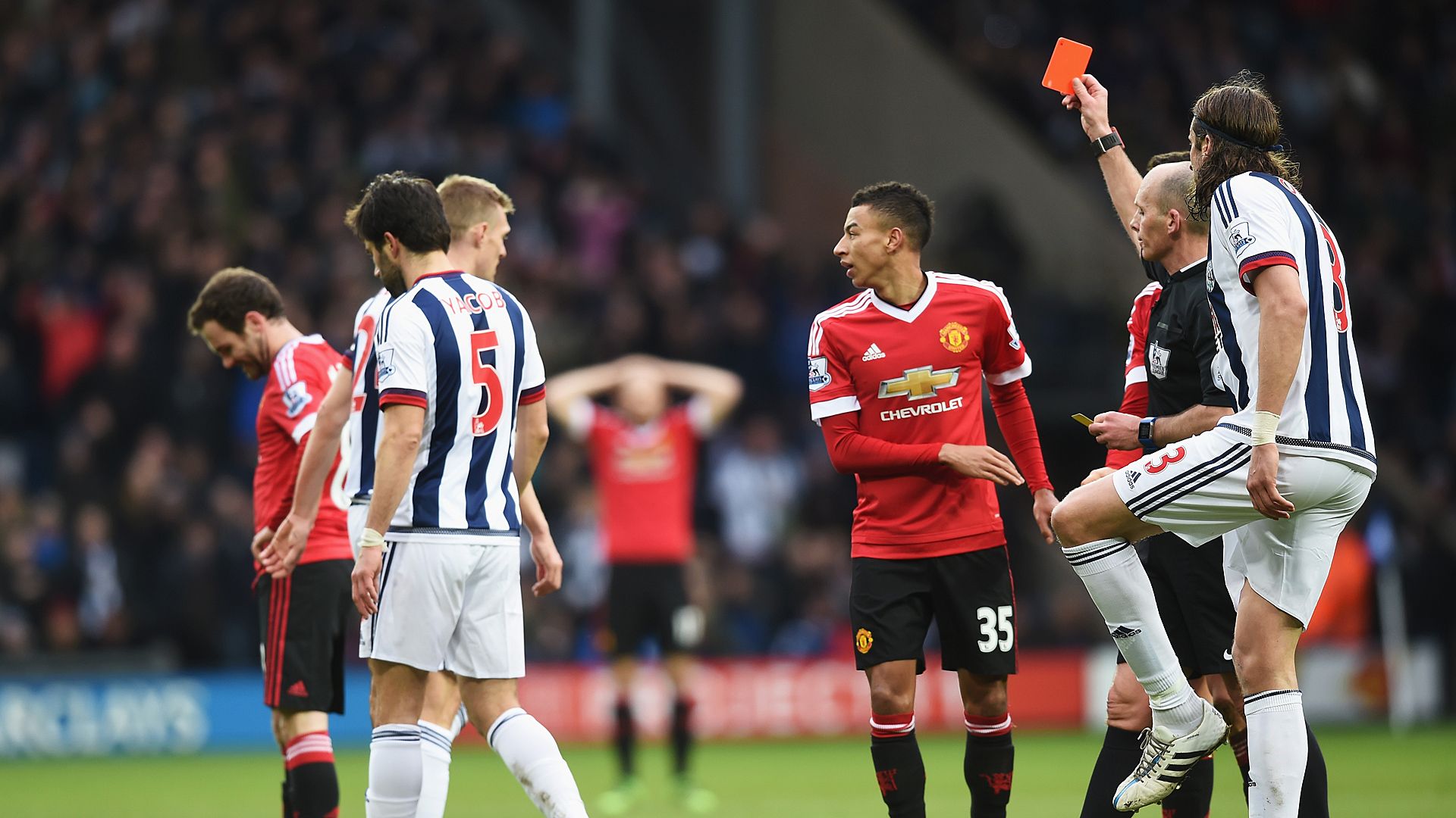 Juan Mata Manchester United West Bromwich Premier League 06032016