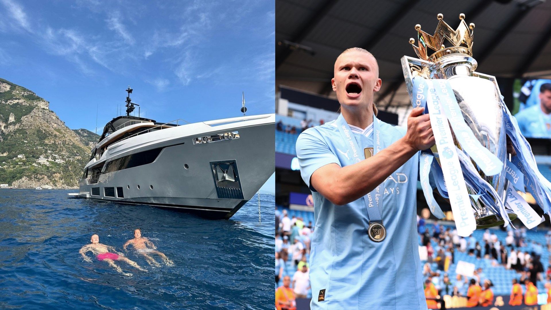 Erling Haaland holiday 2024