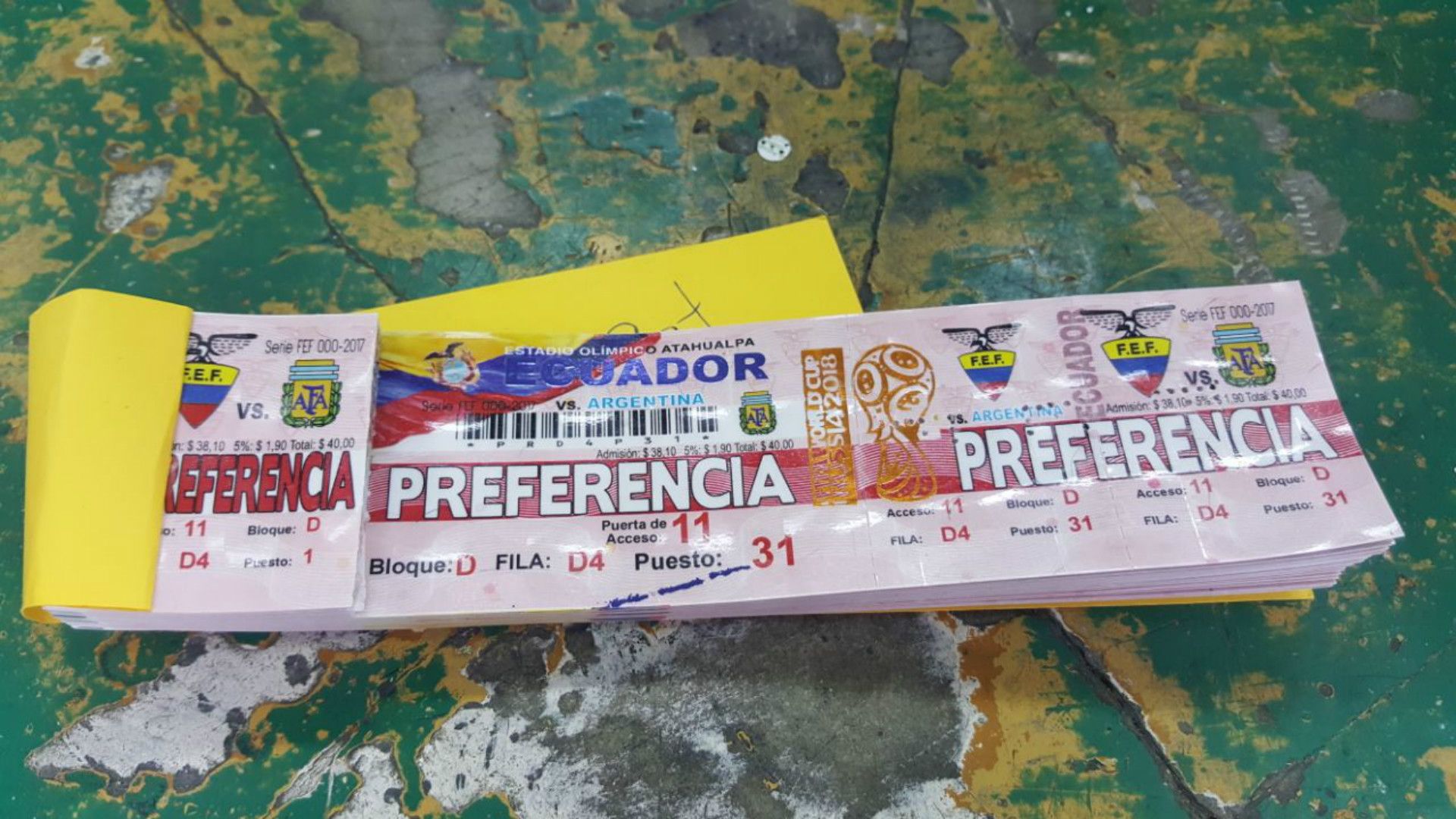 Ecuador Argentina Entradas WC Qualifier 09102017