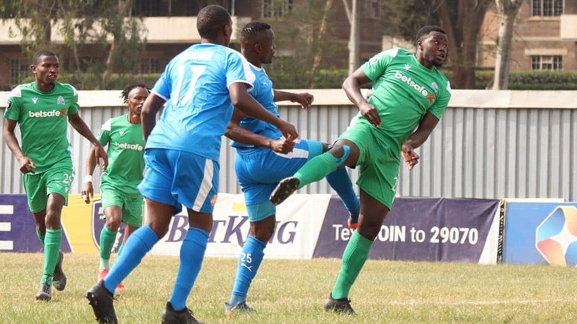 Ernest Wendo of Gor Mahia vs Nairobi City Stars.