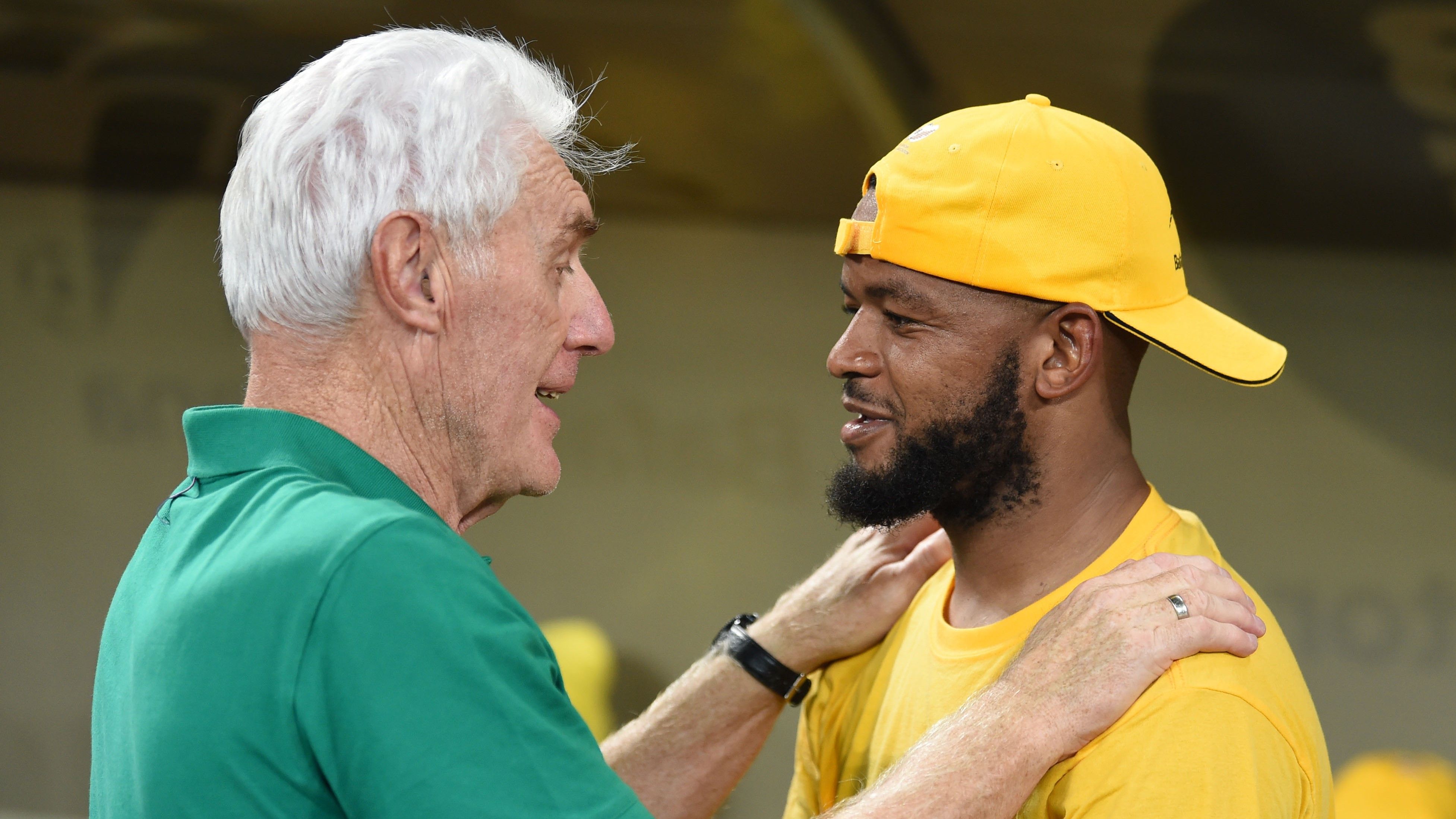 Hugo Broos, Sipho Mbule South Africa, October 2025