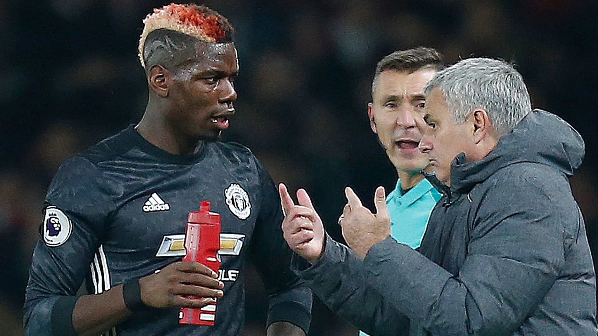Paul Pogba Jose Mourinho 2017
