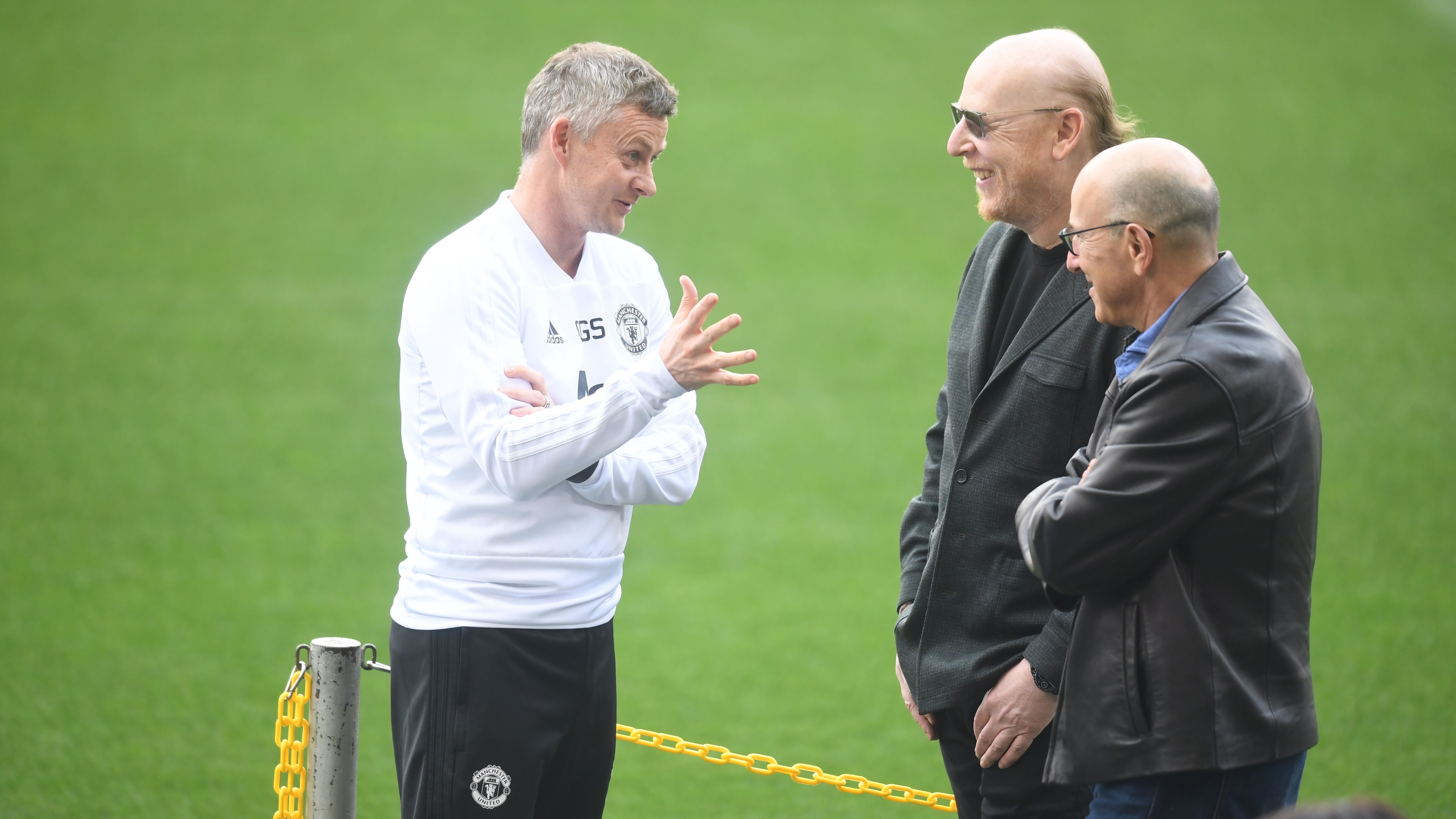 Ole Gunnar Solskjaer Avram Glazer Manchester United