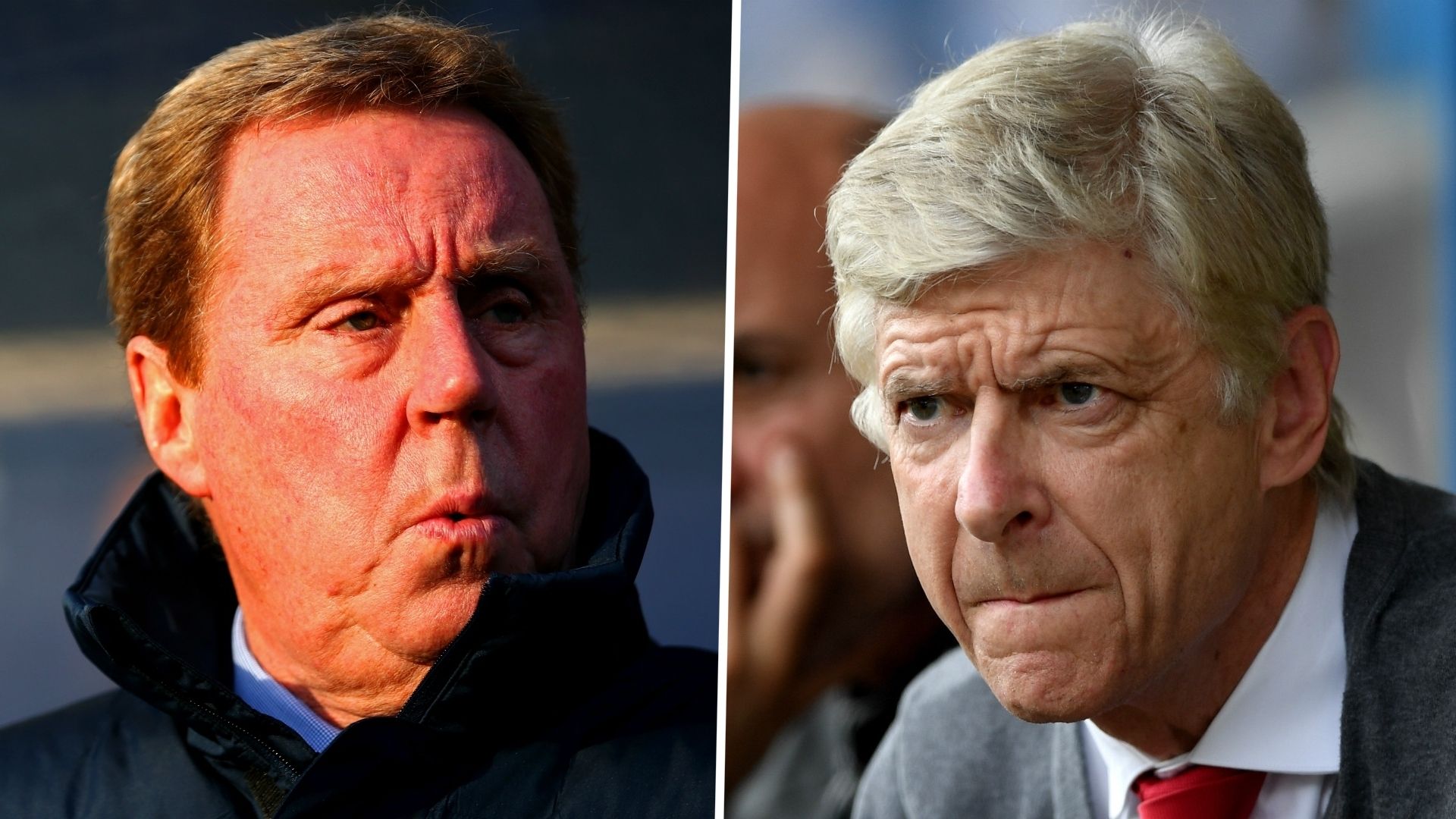 Harry Redknapp Arsene Wenger