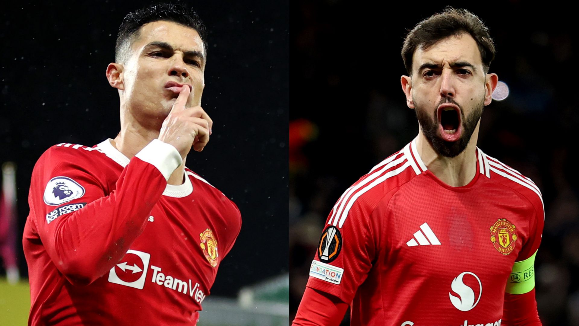 Cristiano Ronaldo Bruno Fernandes Manchester United