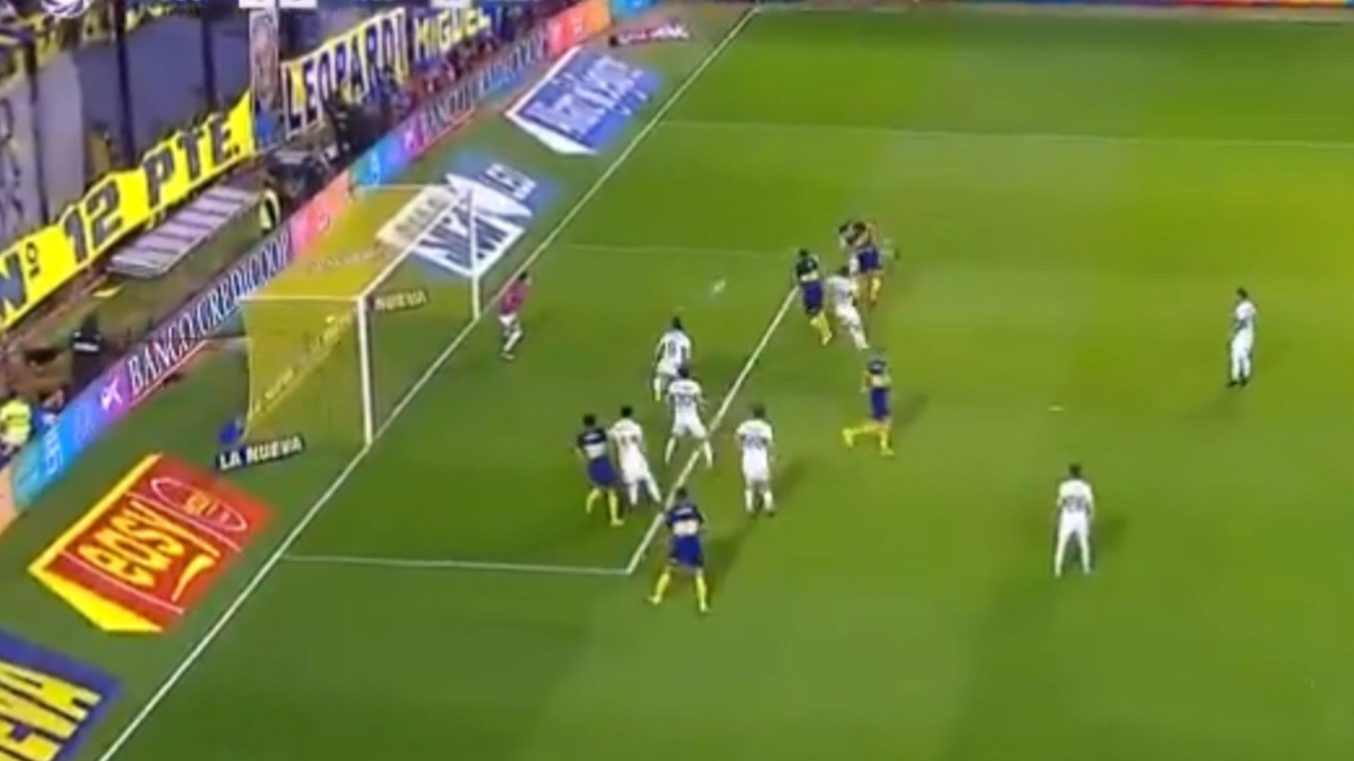 Captura TV Boca Newells Superliga Izquierdoz 280919