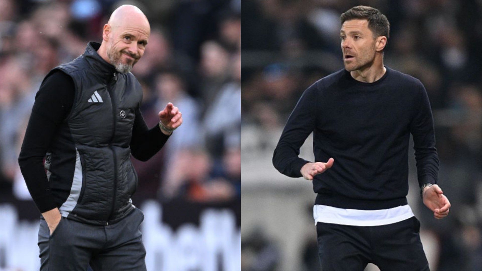 Erik ten Hag and Xabi Alonso