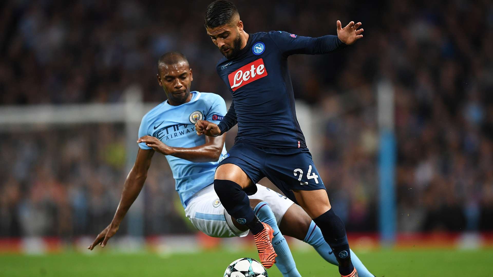 Lorenzo Insigne Manchester City Napoli Champions League