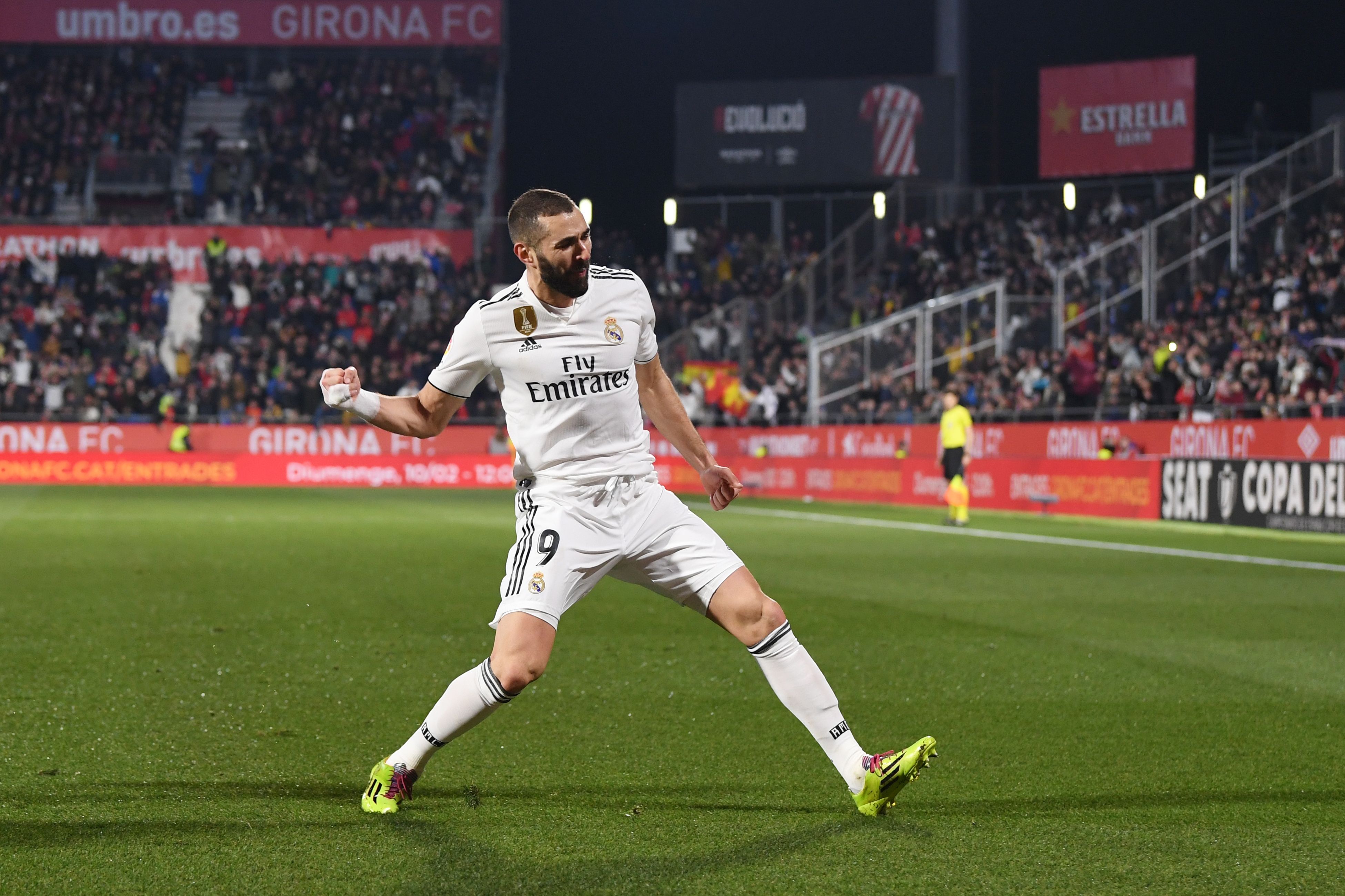 Benzema Girona Real Madrid Copa del Rey