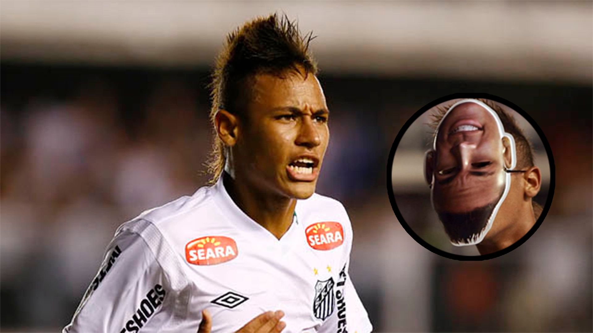 GFX Neymar máscara Santos 2011