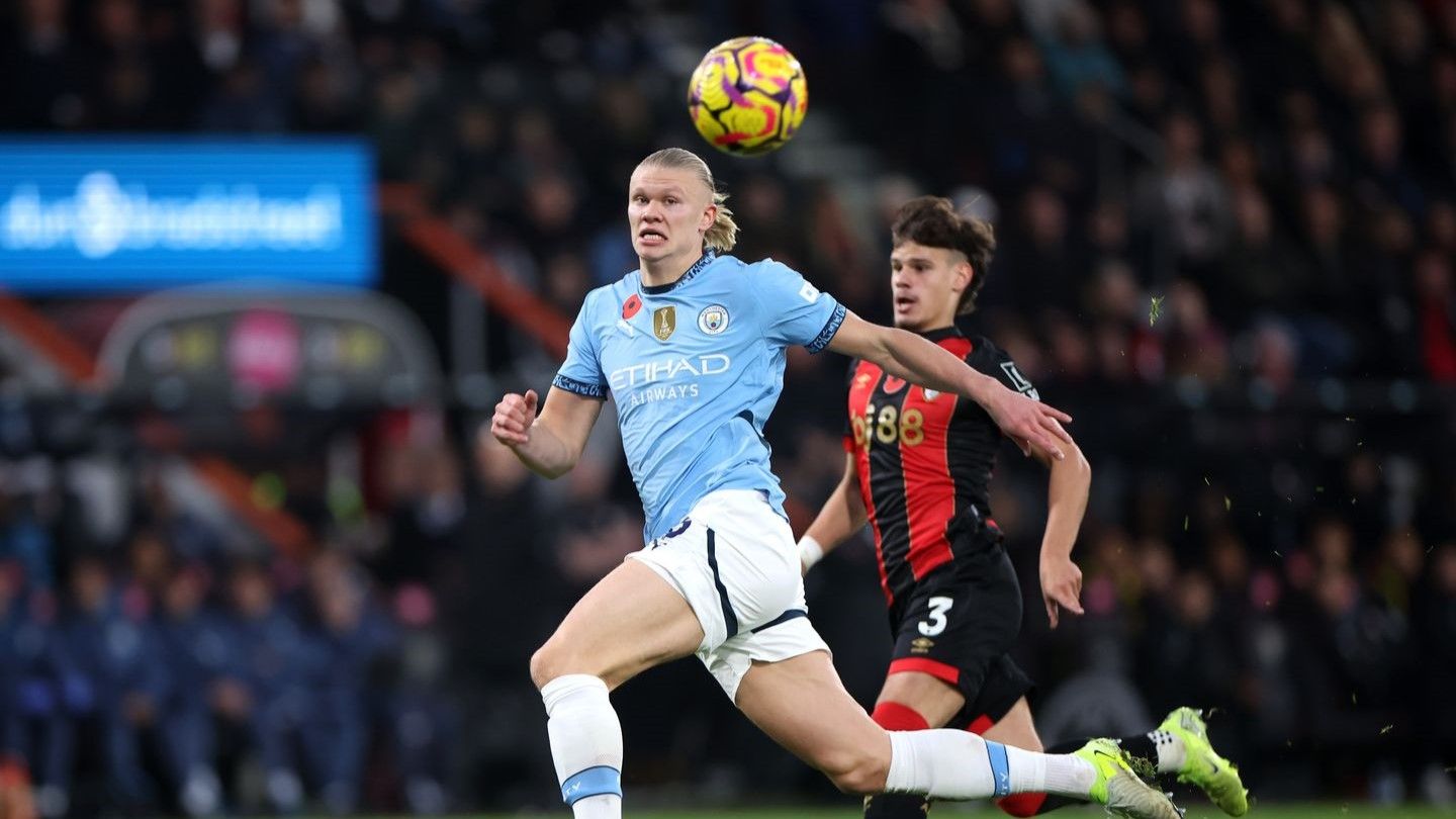 Kerkez Milos Bournemouth Erling Haaland