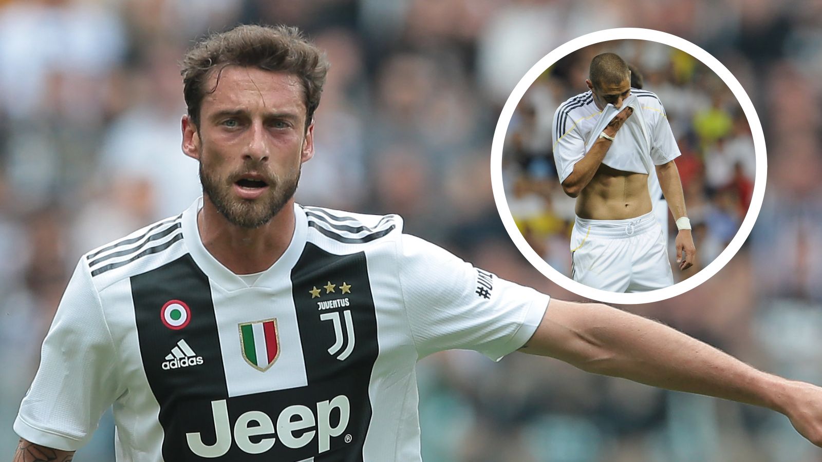 Claudio Marchisio Juventus Karim Benzema Real Madrid