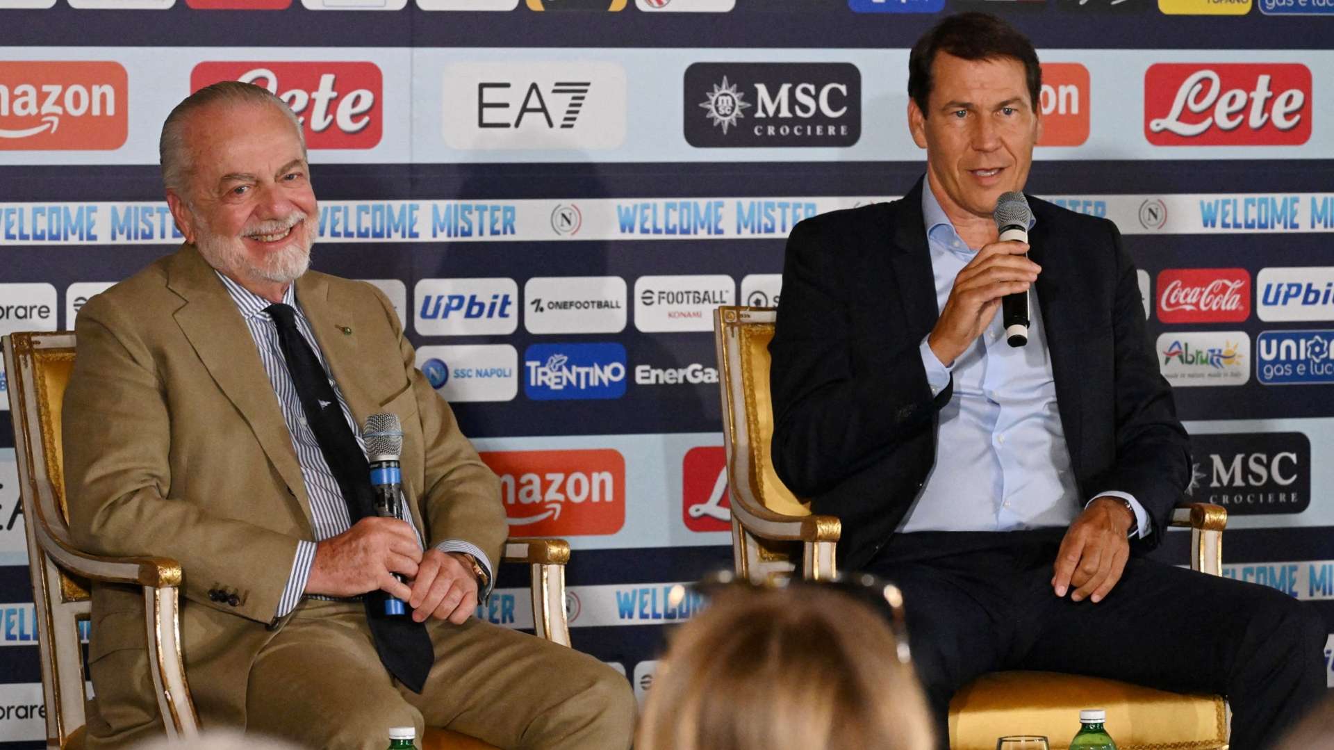 Aurelio De Laurentiis Rudi Garcia Napoli