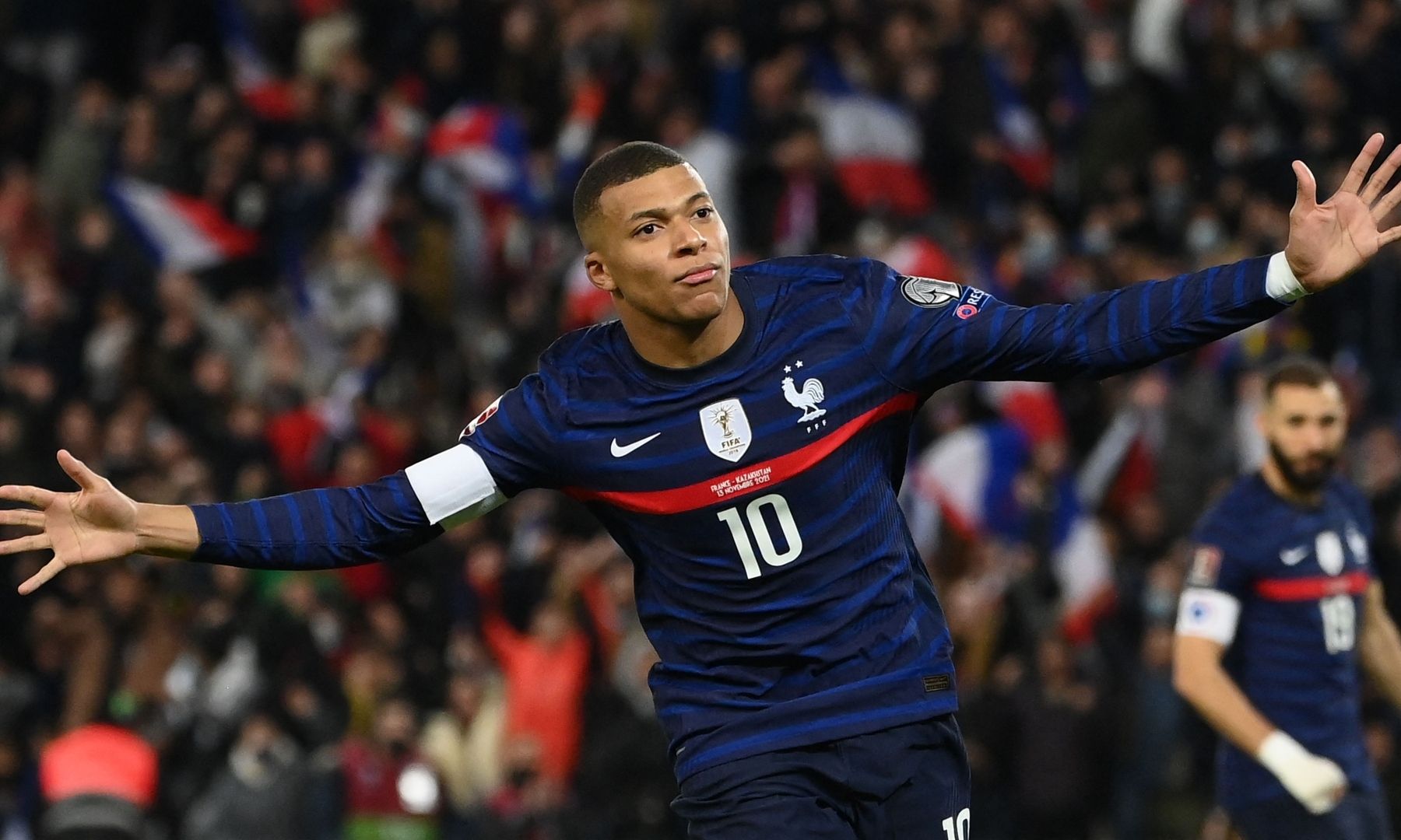 Mbappé France Kazakhstan 13112021