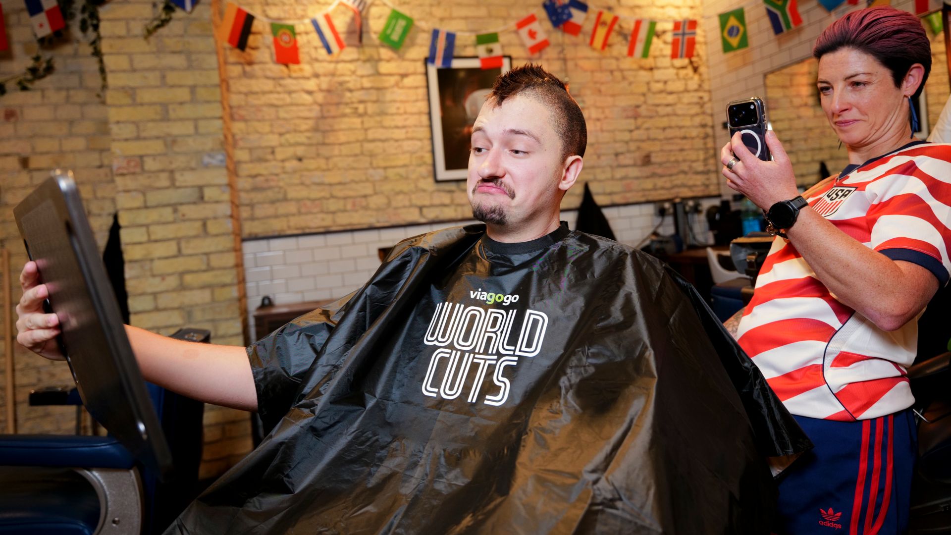 Frank Ilett World Cuts Beckham mohawk